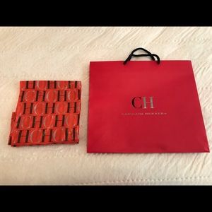 CH bag and tissue paper