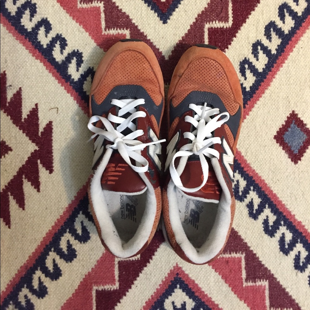 Madewell new balance brick orange sz 10