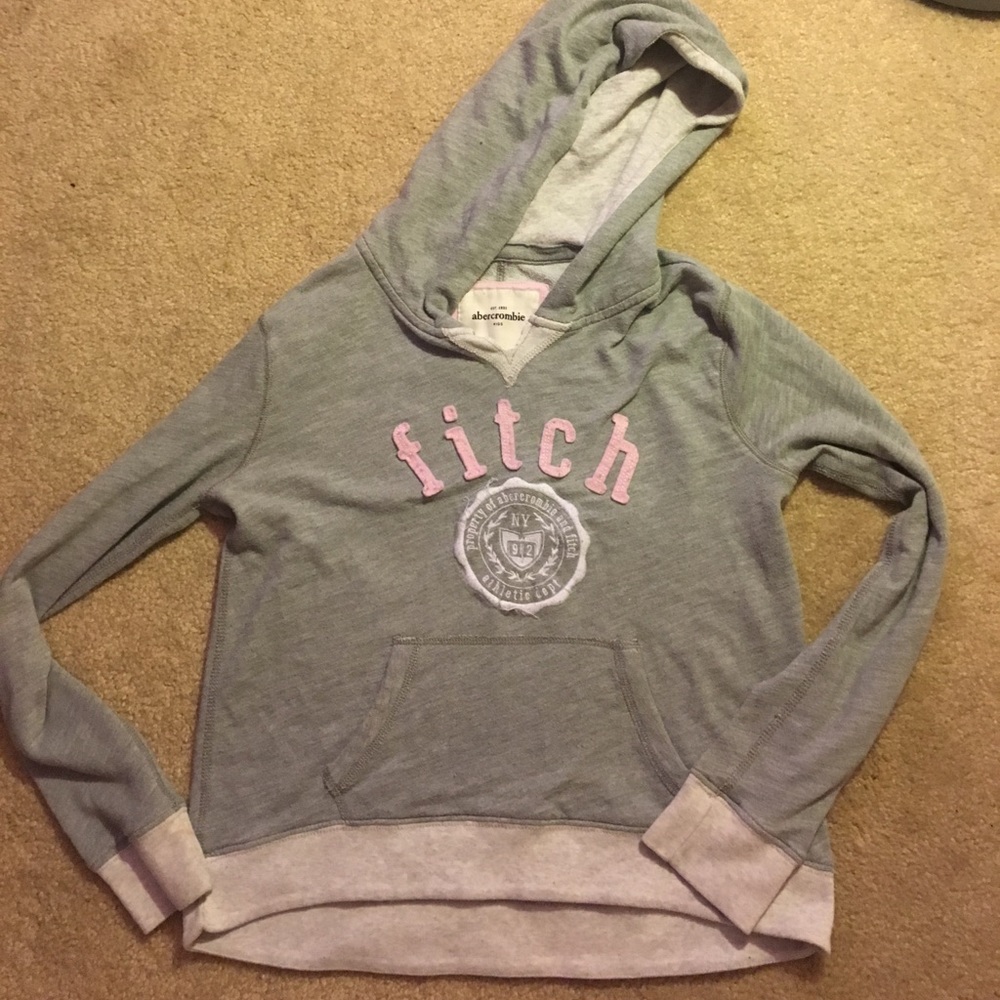 Abercrombie and Fitch Grey hoodie