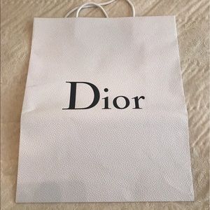 Dior shopping bag