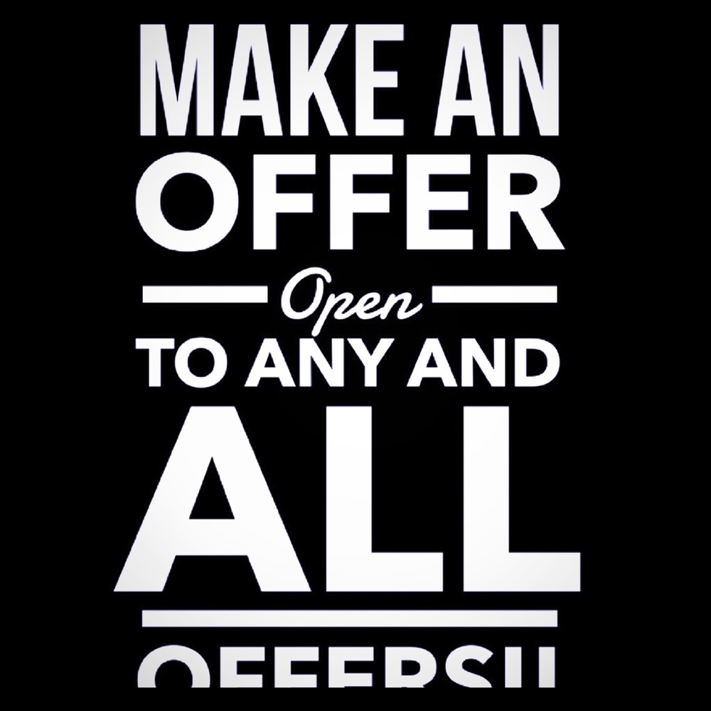 Make your offer!