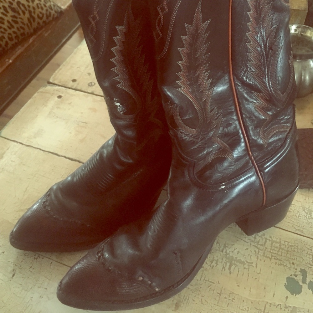 LEATHER BOOTS TONY LAMA