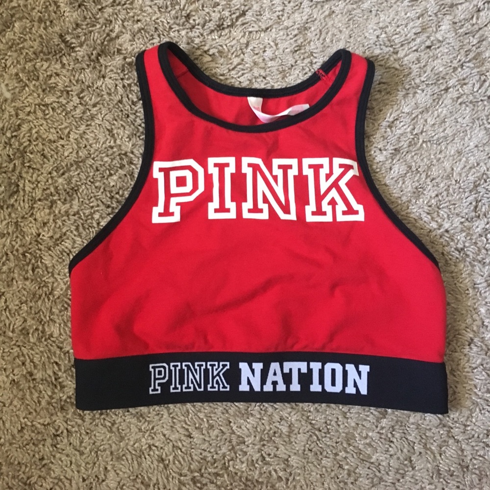 Pink crop top