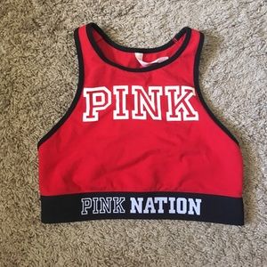 Pink crop top
