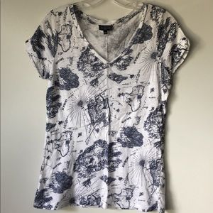 Nautical print T