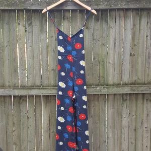 Viscose floral jumpsuit