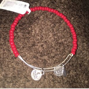 Red and blue bead Alex and ani bracelets NWT