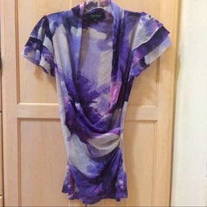 KAREN KANE Wrap Top - EUC