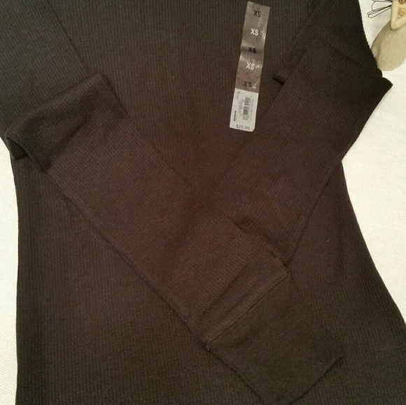 SO Women's XS Black long Sleeve Thermal Top. - Picture 4 of 6