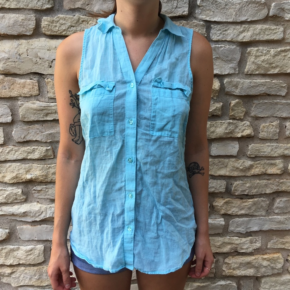 Blue Tank Top