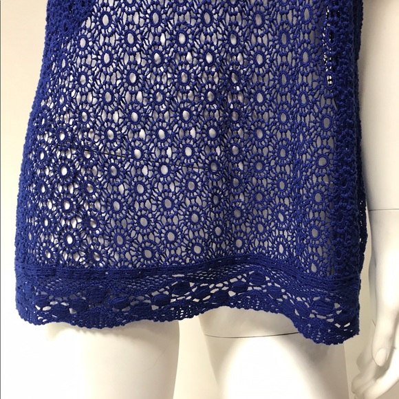 Lucky Brand woman Crochet Top short sleeves - Picture 7 of 7