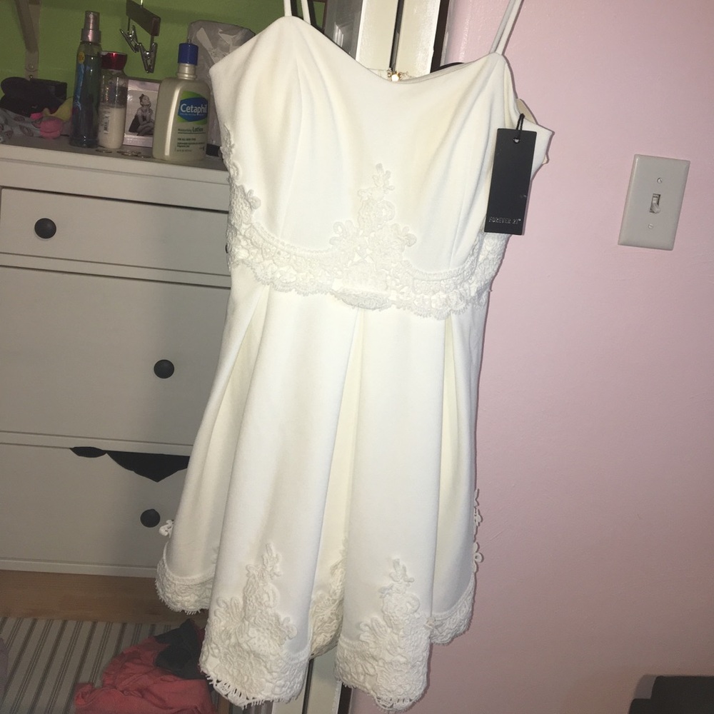 Forever 21 White Sundress