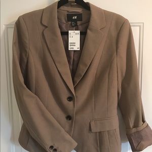 Tan women's H&M blazer