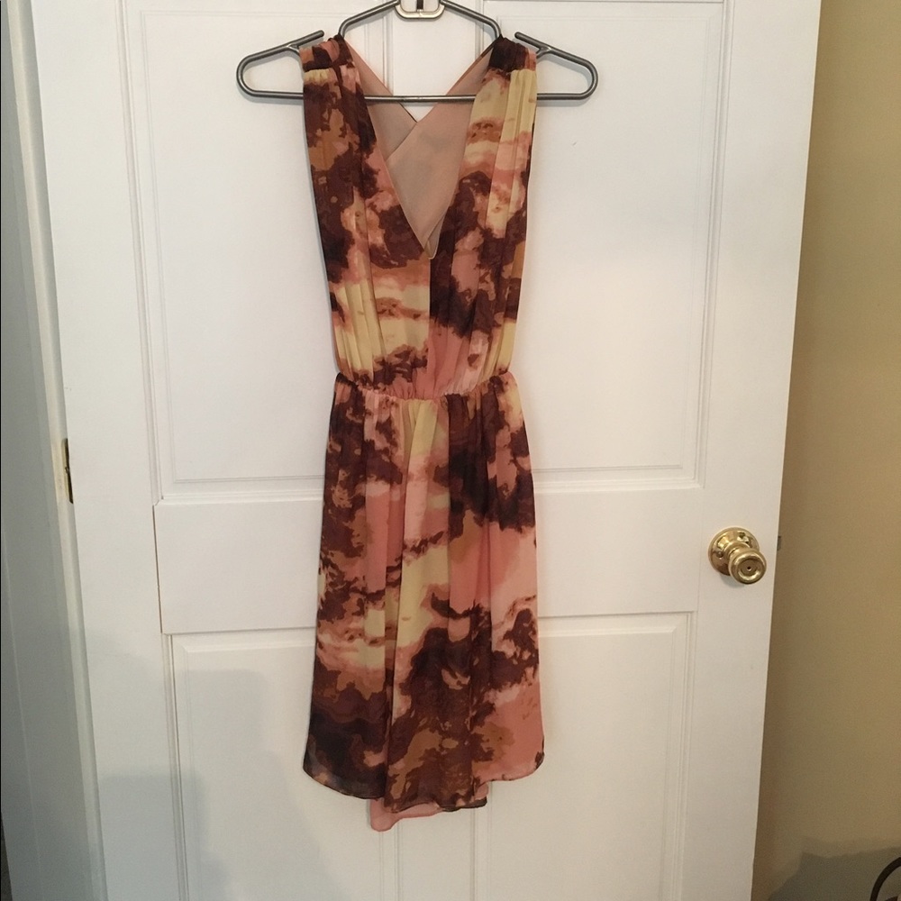 CrissCross back Flowy dress Free People inspired