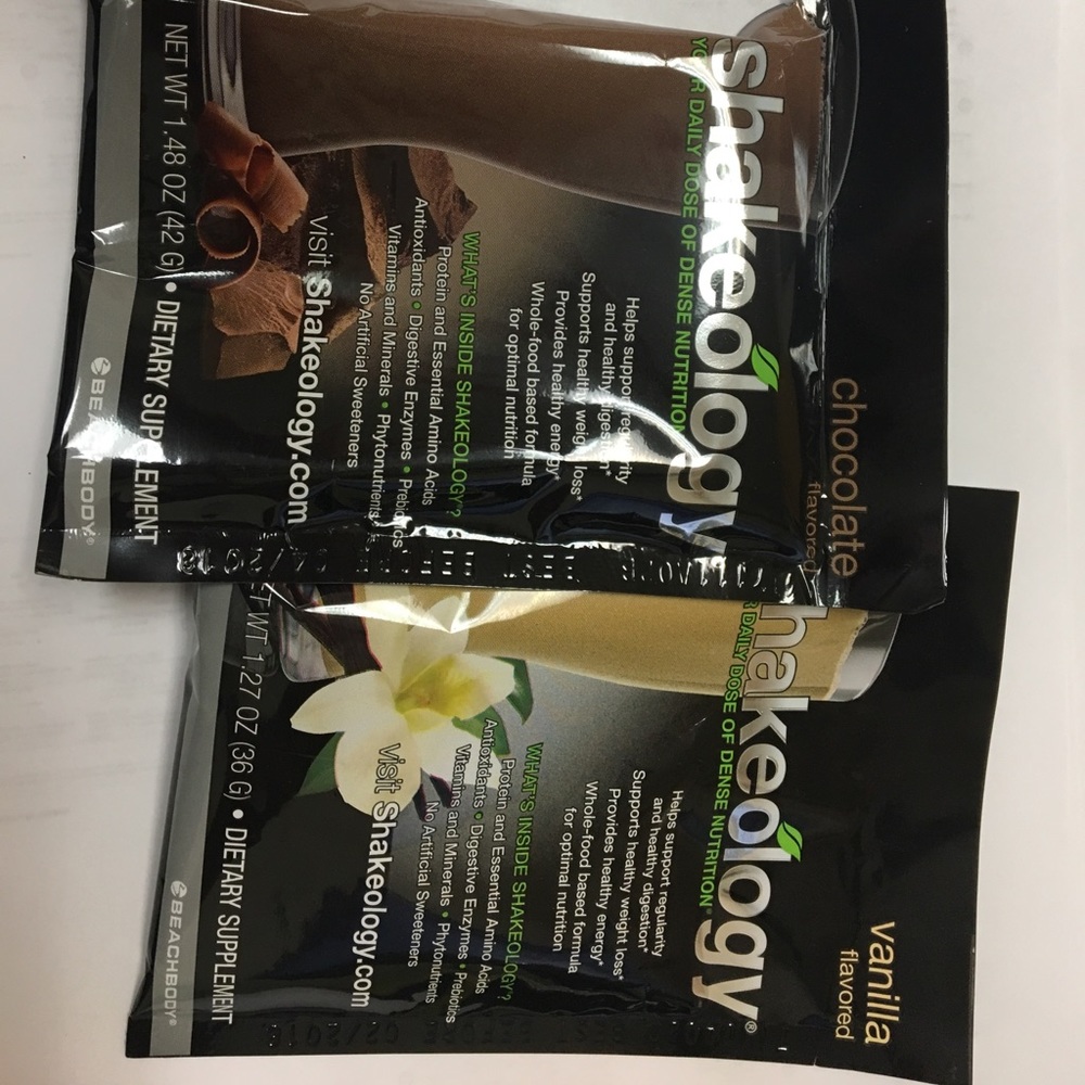 Shakeology individual serving sizes