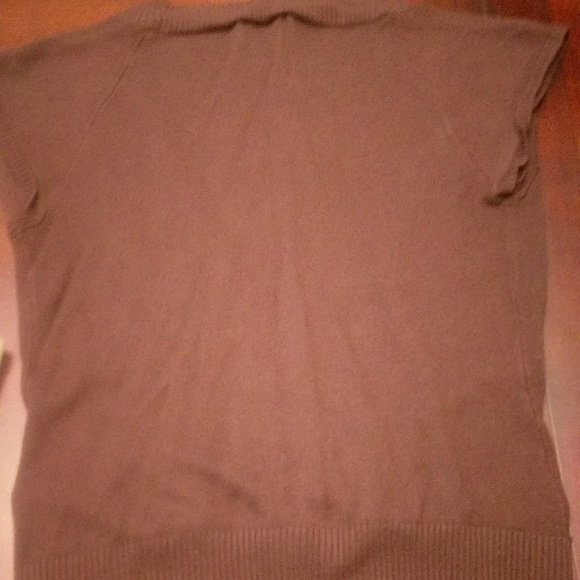 Chocolate deep v knit sweater vest - Picture 5 of 5