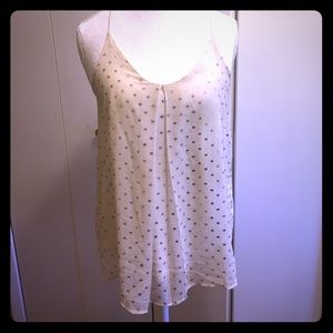Silver and cream tank