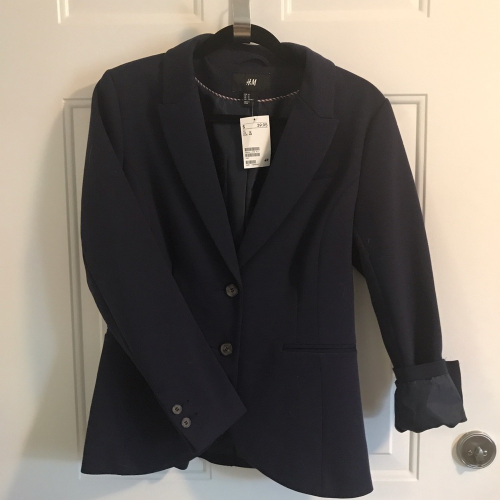 Navy H&M Blazer