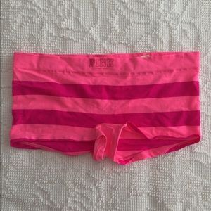 Victoria's Secret PINK Striped Panty Boy Short S