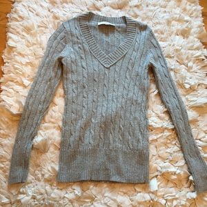 Loft cable knit sweater