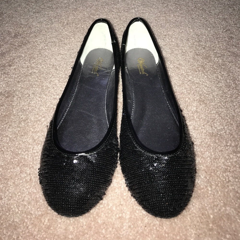 Sequin Ballet Flats