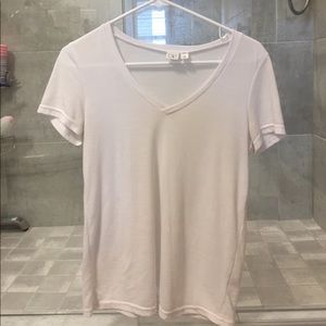 BP Nordstrom White Soft V Neck