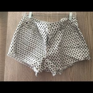 Gap polka dot cut off shorts