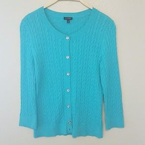 Talbot's button up Sweater