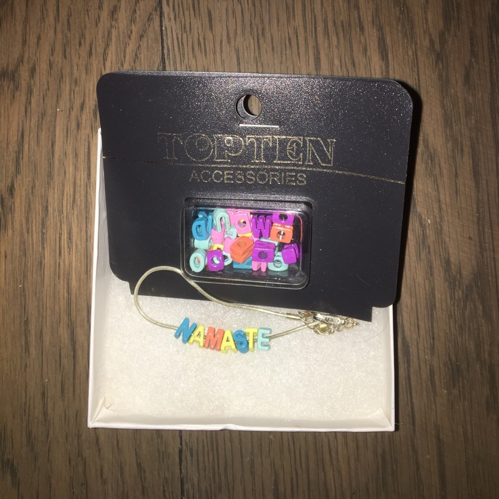 top ten letter bracelet (make your own)