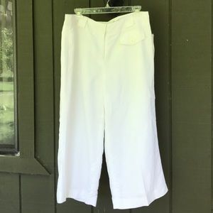 White linen kulots. 14