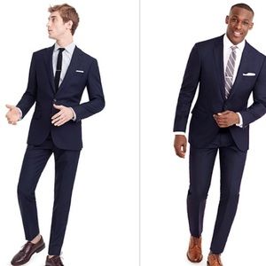 JCrew Navy Blue Ludlow Suit in Italian Wool