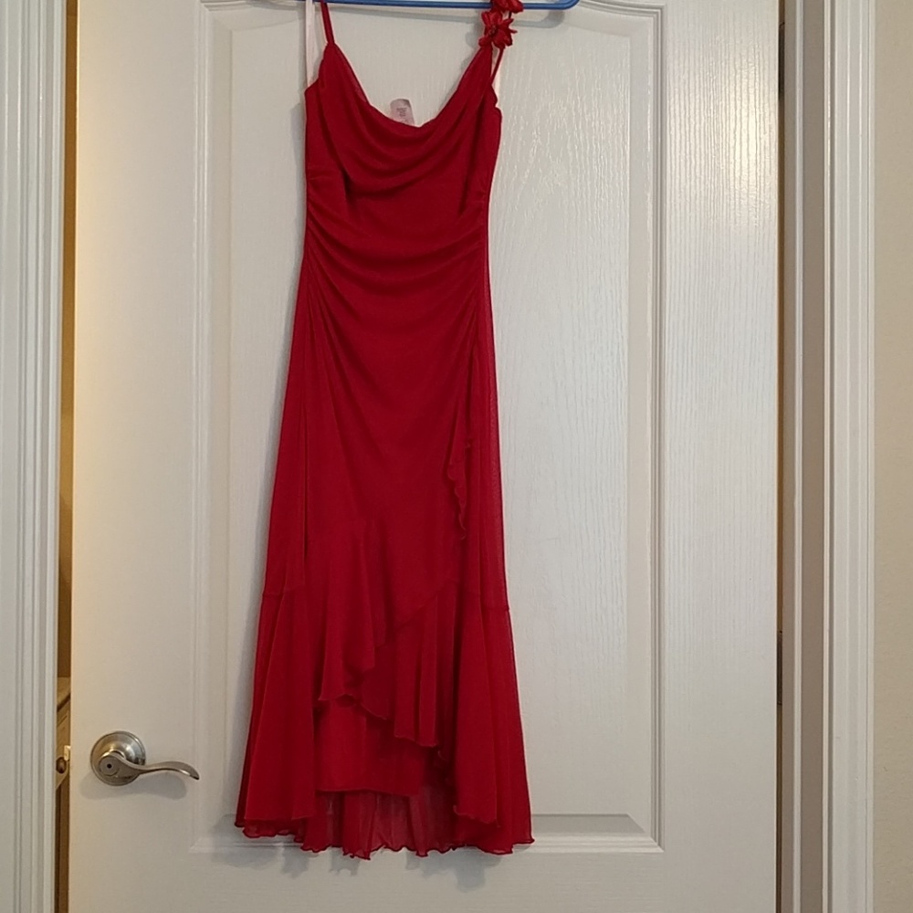 Red Tight Salsa Dress
