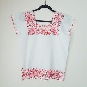 Vintage embroidered top