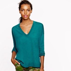 Merino V-neck Boyfriend Sweater