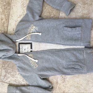 Soft lined Abercrombie zip up hoodie