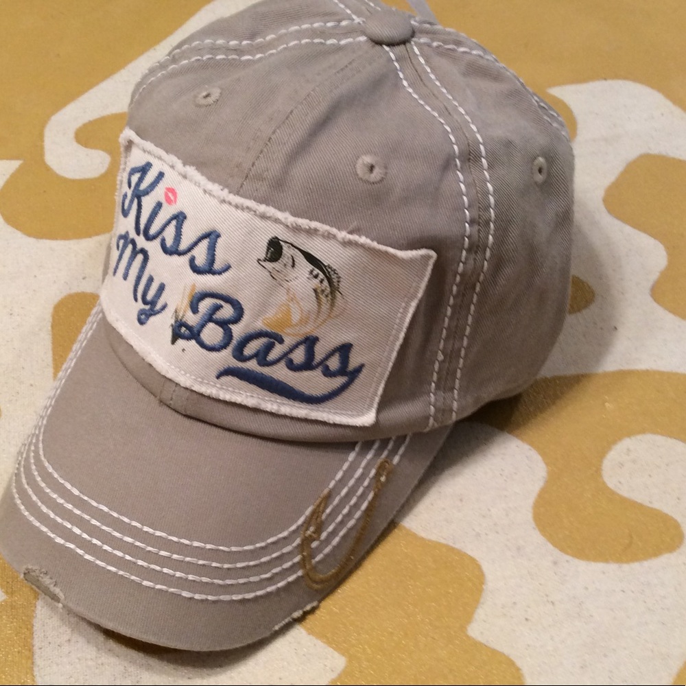 Cheekys Brand 'Kiss My Bass' Ball Cap