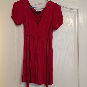 Magenta Plunge Dress