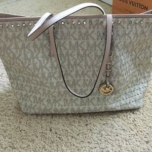 Michael Kors studded tote