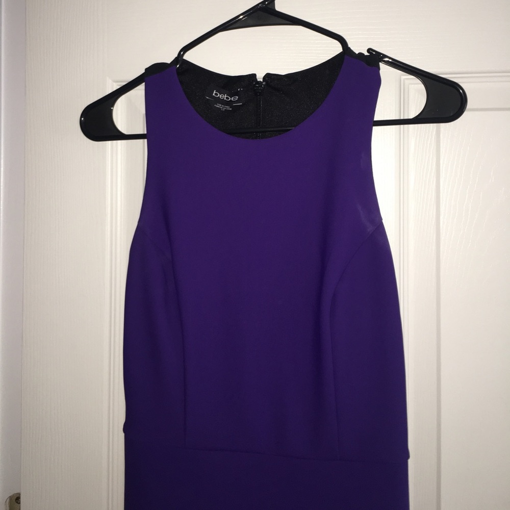 Bebe Purple A-Symmetrical Dress