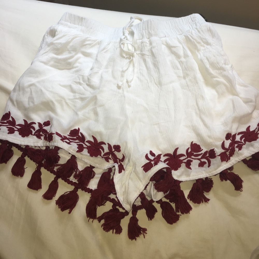 Boho Shorts with fringe