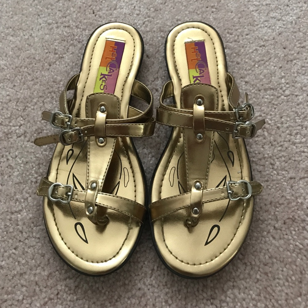 Gladiator Gold Sandals