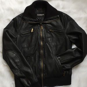 ❣️Final Price❣️Express Faux leather Moto Jacket