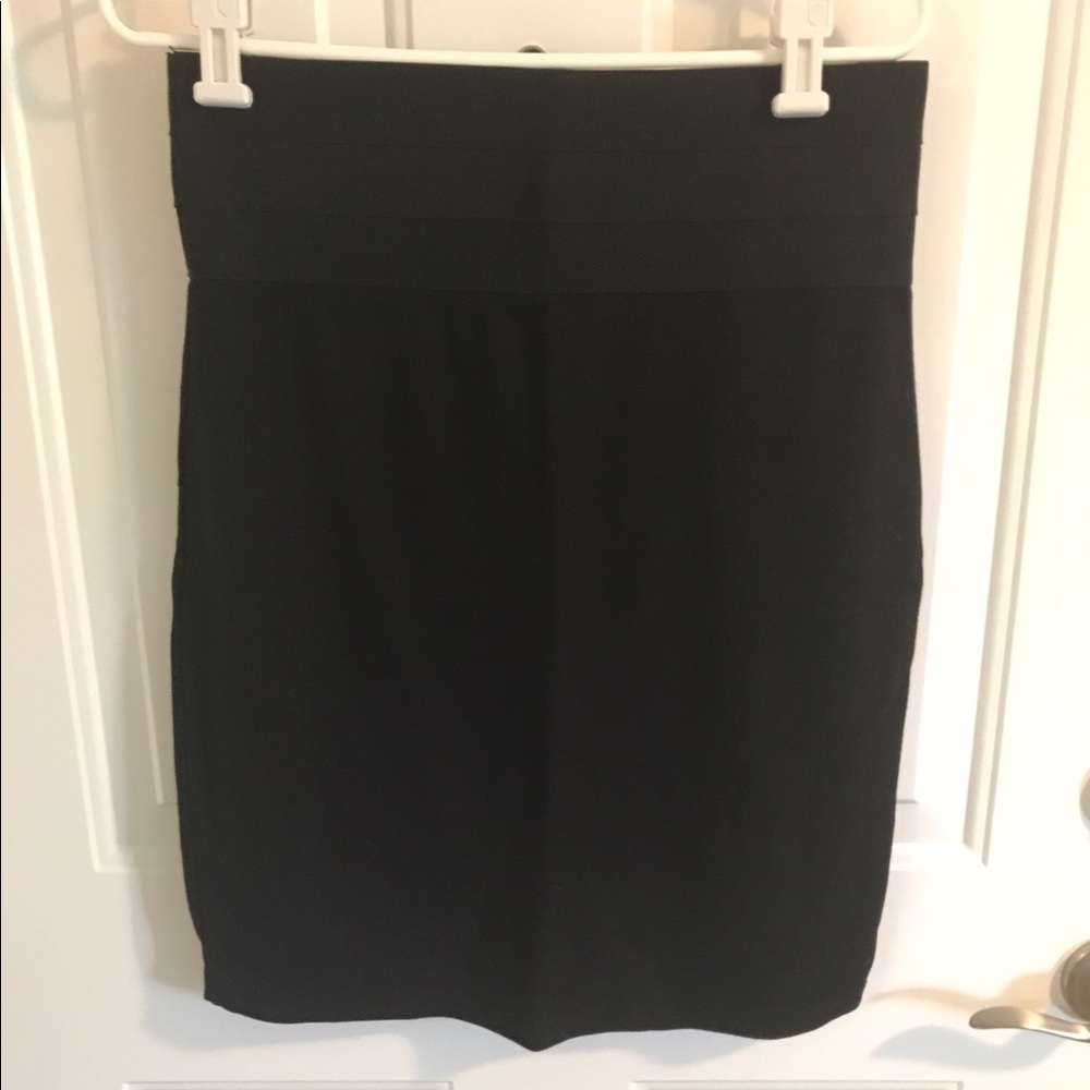 Simple Black Pencil Skirt