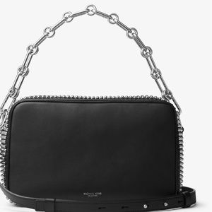 MICHAEL KORS Julie Large Studded Leather Bag