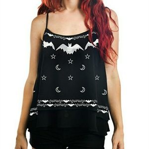 Rat baby Gothic bat top