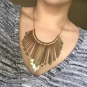 Gold-colored necklace