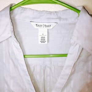 ✨🌟 White House Black Market Linen Button Down Top