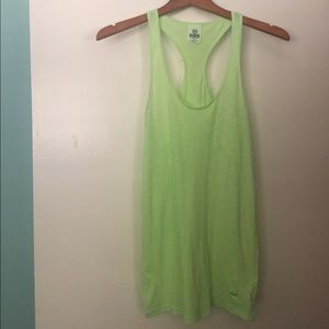 VS Pink racerback tank! Bright Lime!