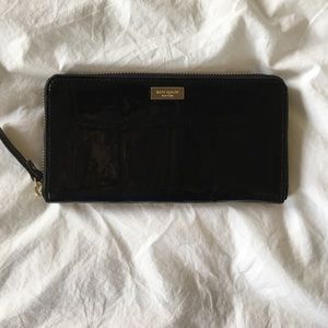 Kate spade croc print wallet