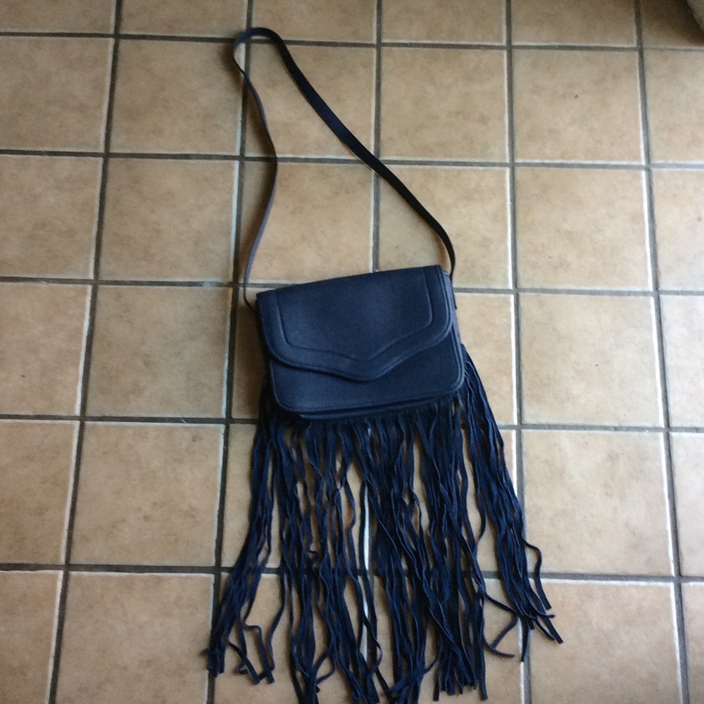 BCBG generation fringe cross body.